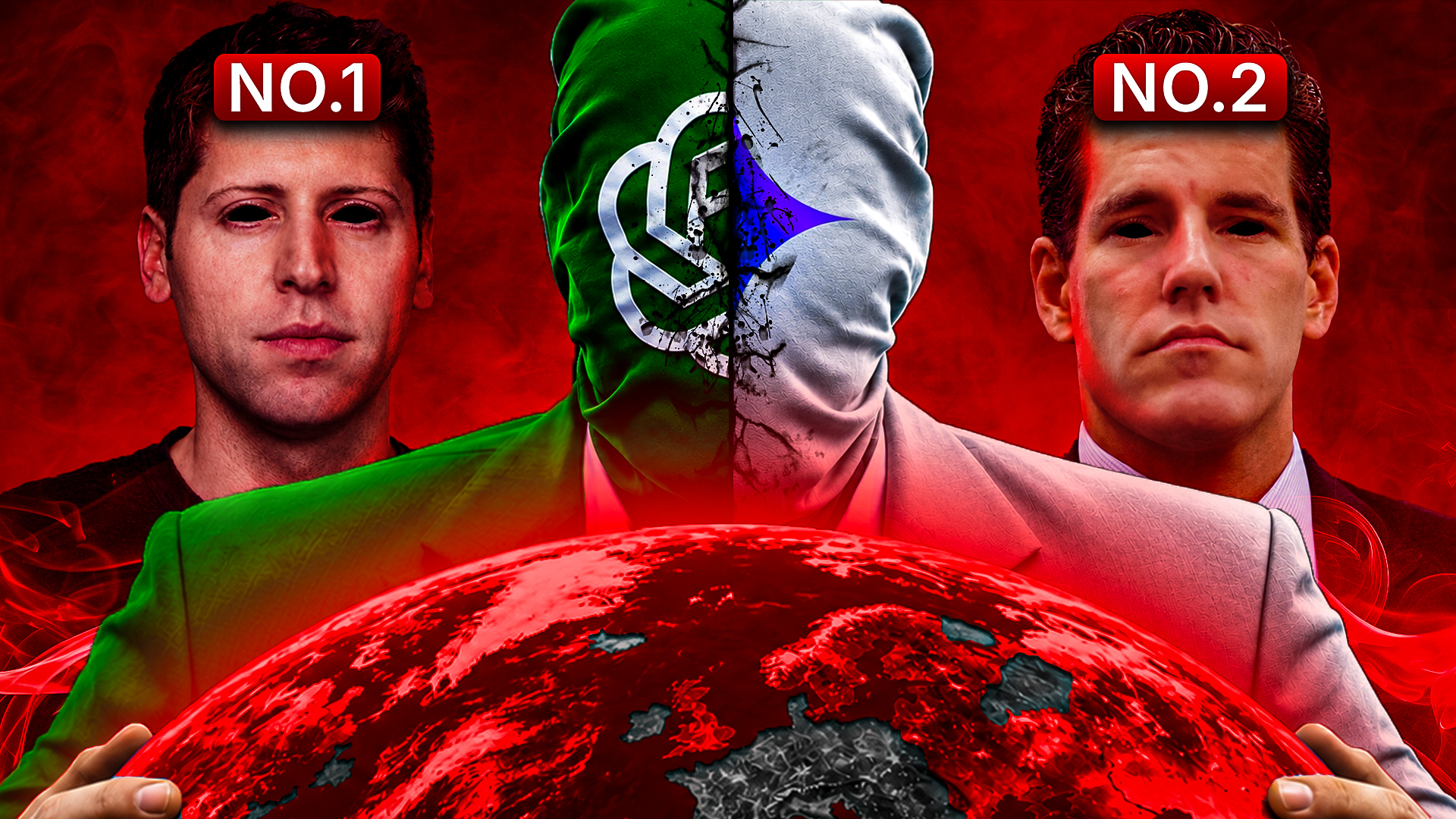 YouTube thumbnail featuring three technology figures and Pakistan flag imagery